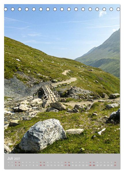 Produktbild: Tour du Mont Blanc (Tischkalender 2027 DIN A5 hoch), CALVENDO Monatskalender