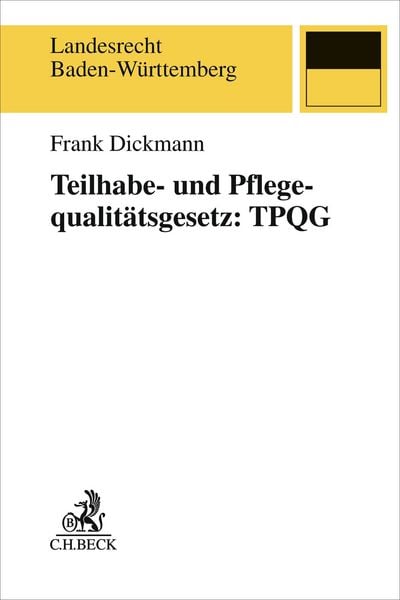 Produktbild: Teilhabe- und Pflegequalit&auml;tsgesetz: TPQG