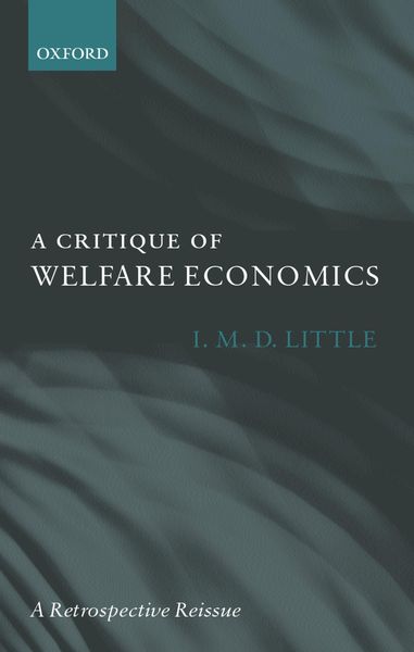 Produktbild: A Critique of Welfare Economics