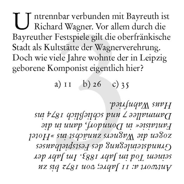 Produktbild: Bayreuth-Quiz
