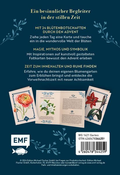 Produktbild: Adventskalender-Kartenset: Bl&uuml;tenwunder