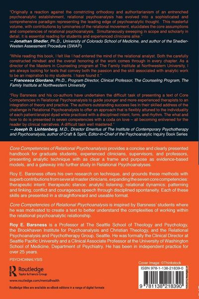 Produktbild: Core Competencies of Relational Psychoanalysis