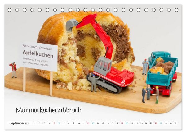 Produktbild: Uhraufzieher ... und andere Mini-Welten (Tischkalender 2026 DIN A5 quer), CALVENDO Monatskalender