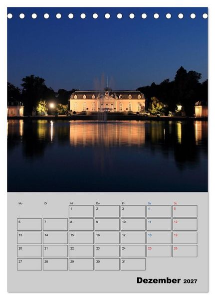 Produktbild: D&uuml;sseldorfer Burgen und Schl&ouml;sser (Tischkalender 2027 DIN A5 hoch), CALVENDO Monatskalender