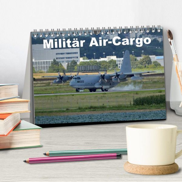 Produktbild: Milit&auml;r Air-Cargo (Tischkalender 2026 DIN A5 quer), CALVENDO Monatskalender