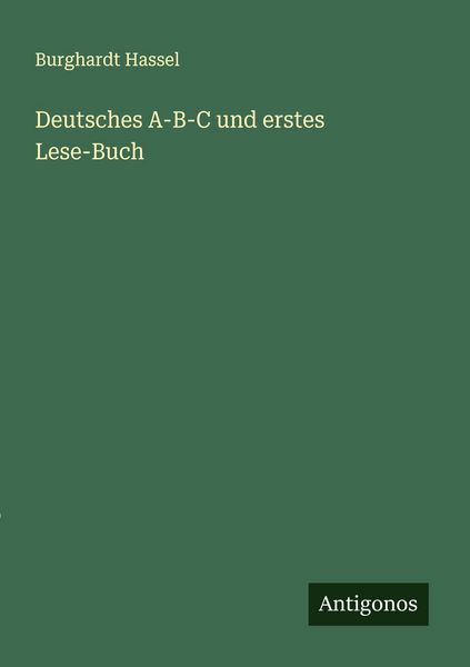 Produktbild: Deutsches A-B-C und erstes Lese-Buch