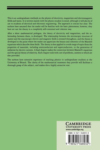 Produktbild: Electricity and Magnetism