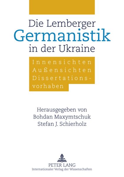 Produktbild: Die Lemberger Germanistik in der Ukraine
