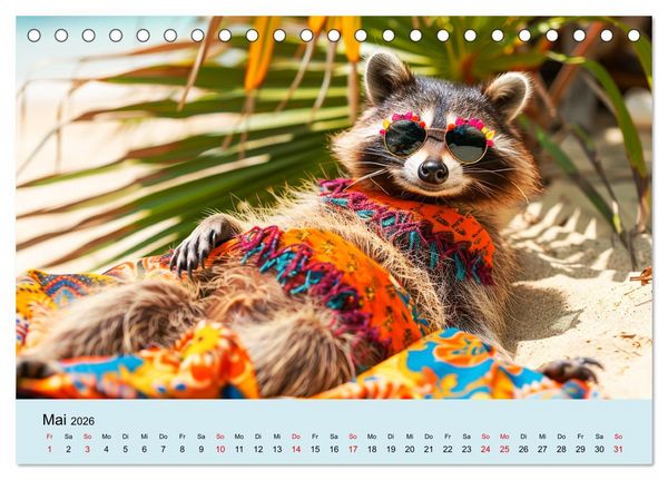 Produktbild: Die sch&ouml;nsten Tiermodels. Schicke Outfits und High Fashion (Tischkalender 2026 DIN A5 quer), CALVENDO Monatskalender