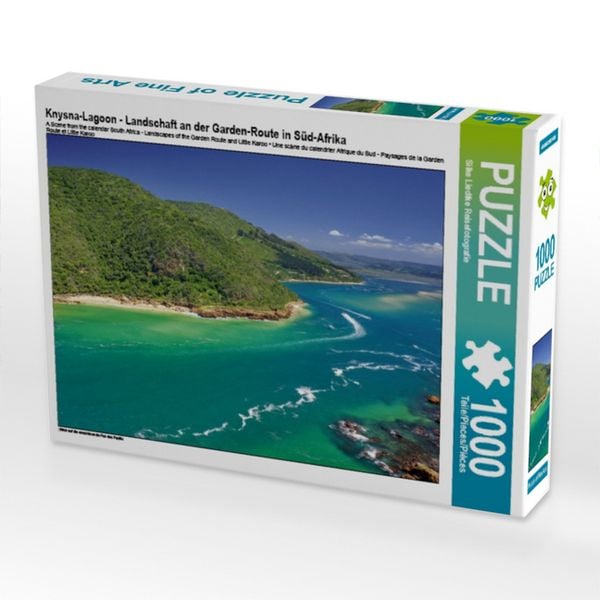 Produktbild: CALVENDO Puzzle Knysna-Lagoon - Landschaft an der Garden-Route in S&uuml;d-Afrika | 1000 Teile Lege-Gr&ouml;&szlig;e 64x48cm Foto-Puzzle f&uuml;r gl&uuml;ckliche Stunden