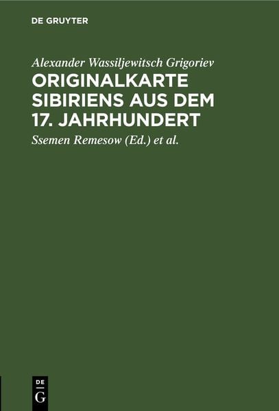 Produktbild: Originalkarte Sibiriens aus dem 17. Jahrhundert