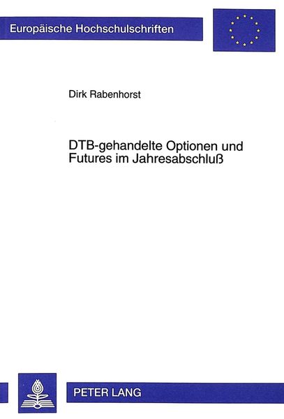 Produktbild: DTB-gehandelte Optionen und Futures im Jahresabschlu&szlig;