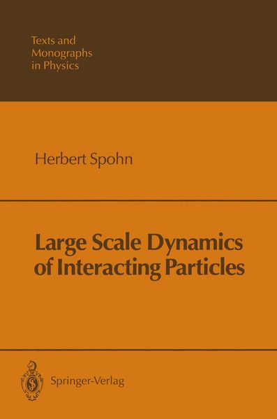 Produktbild: Large Scale Dynamics of Interacting Particles