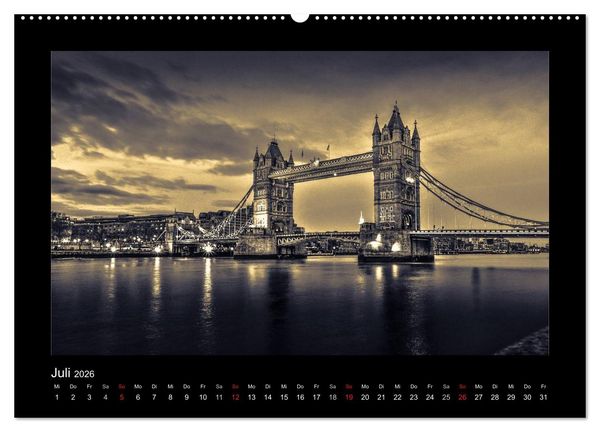 Produktbild: London-Bilder (Wandkalender 2026 DIN A2 quer), CALVENDO Monatskalender