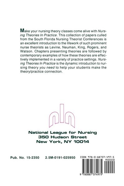 Produktbild: Pod- Nursing Theories in Practice
