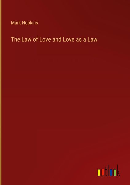 Produktbild: The Law of Love and Love as a Law