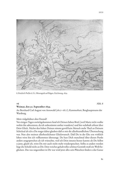 Produktbild: Briefedition Friedrich Preller d. &Auml;.