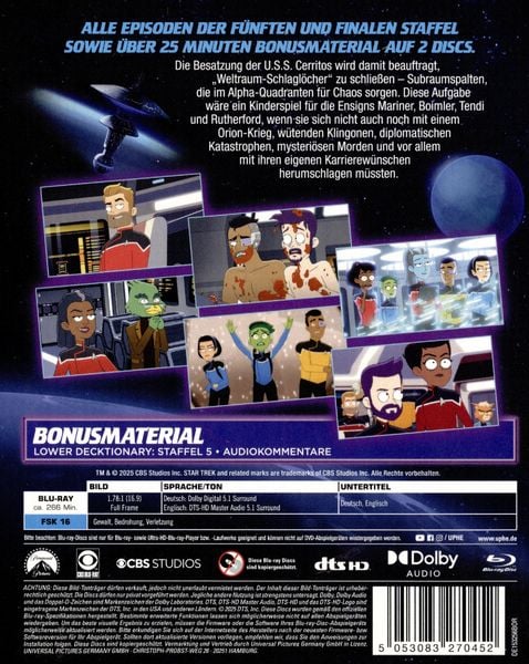 STAR TREK: Lower Decks - Staffel 5 [2 BRs]