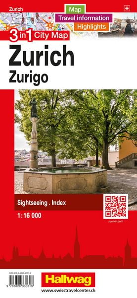 Produktbild: Hallwag Stadtplan Z&uuml;rich