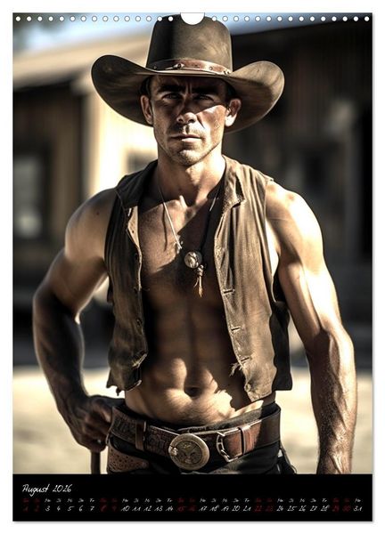Produktbild: Starke Cowboys (Wandkalender 2026 DIN A3 hoch), CALVENDO Monatskalender