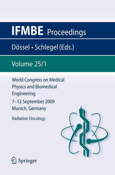 Produktbild: World Congress on Medical Physics and Biomedical Engineering September 7 - 12, 2009 Munich, Germany