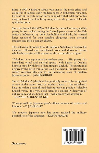 Produktbild: The Poems of Nakahara Chuya