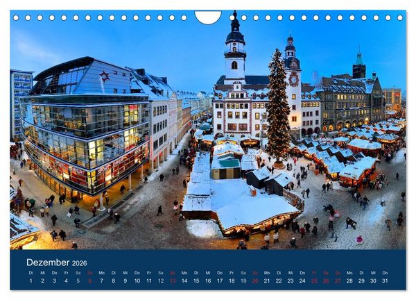 Produktbild: Chemnitz - Sachsen von seiner sch&ouml;nsten Seite (Wandkalender 2026 DIN A4 quer), CALVENDO Monatskalender