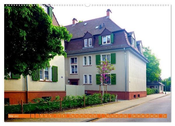 Produktbild: Gr&uuml;nes Mannheim (Wandkalender 2027 DIN A2 quer), CALVENDO Monatskalender