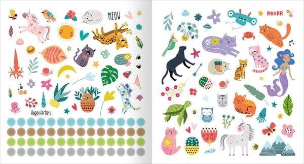 Produktbild: Alle meine Freunde &ndash; Katzen | Mit &uuml;ber 300 Stickern