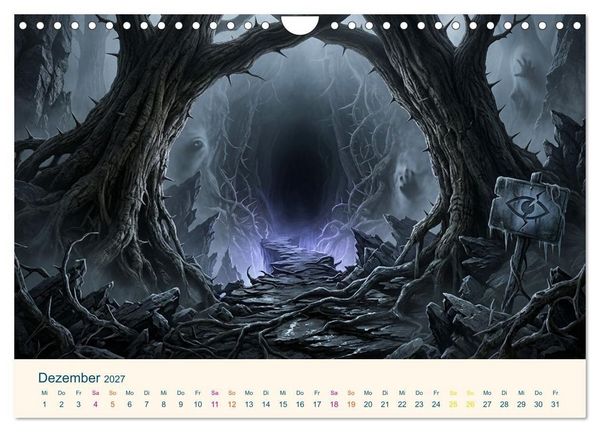 Produktbild: Geografie der Seele - Gef&uuml;hle als Landschaften (Wandkalender 2027 DIN A4 quer), CALVENDO Monatskalender
