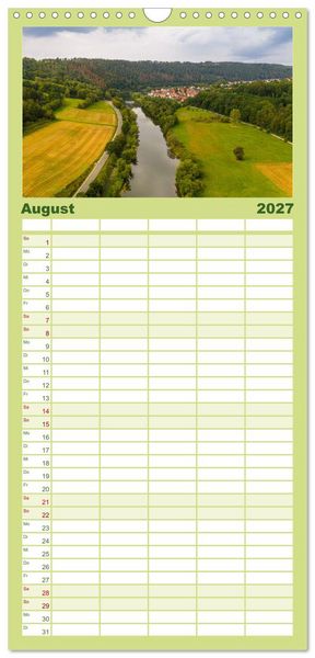 Produktbild: Familienplaner 2027 - Die Fulda mit 5 Spalten (Wandkalender, 21 x 45 cm) CALVENDO