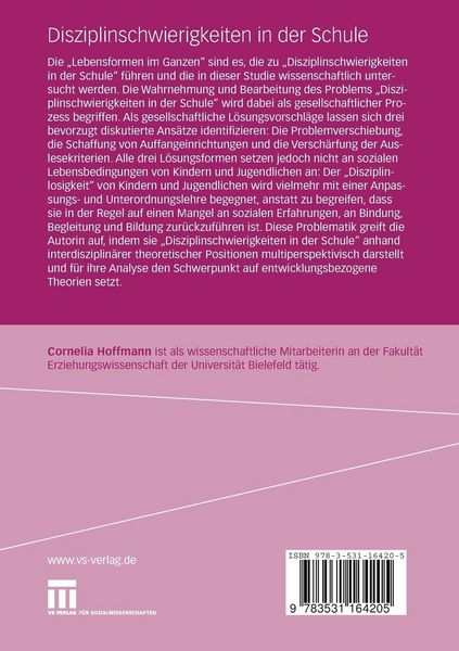 Produktbild: Disziplinschwierigkeiten in der Schule