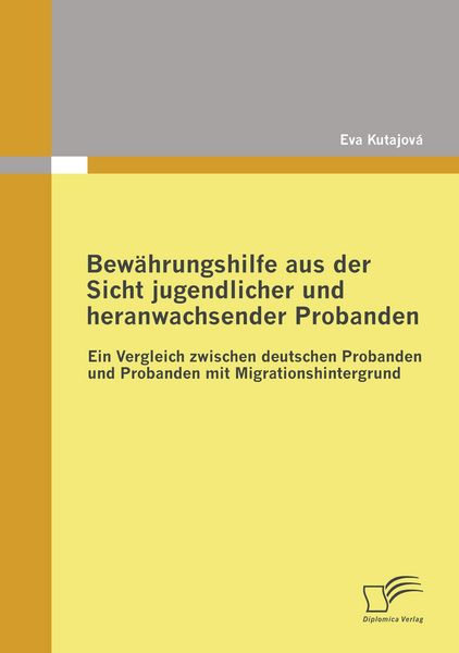 Produktbild: Bew&auml;hrungshilfe aus der Sicht jugendlicher und heranwachsender Probanden