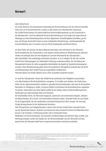 Produktbild: Rechtschreibung in der Sekundarstufe I