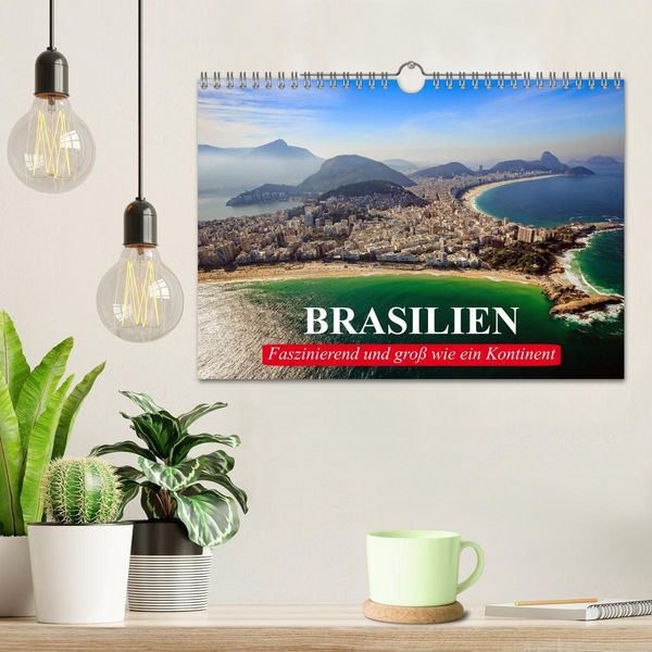 Produktbild: Brasilien. Faszinierend und gro&szlig; wie ein Kontinent (Wandkalender 2026 DIN A4 quer), CALVENDO Monatskalender