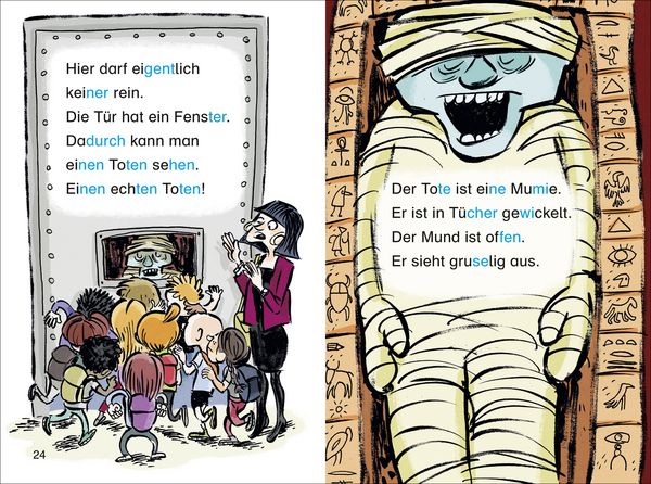 Produktbild: Duden Leseprofi &ndash; Silbe-f&uuml;r-Silbe: Mein Mitsch&uuml;ler, die Mumie, 1. Klasse (Doppelband)