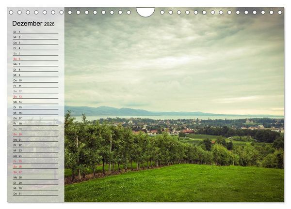 Produktbild: Unterwegs am Bodensee (Wandkalender 2026 DIN A4 quer), CALVENDO Monatskalender