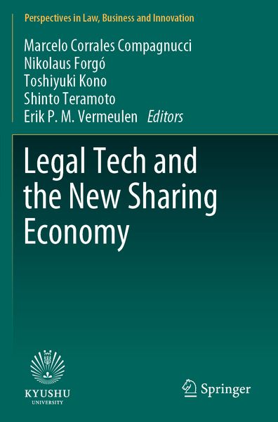 Produktbild: Legal Tech and the New Sharing Economy