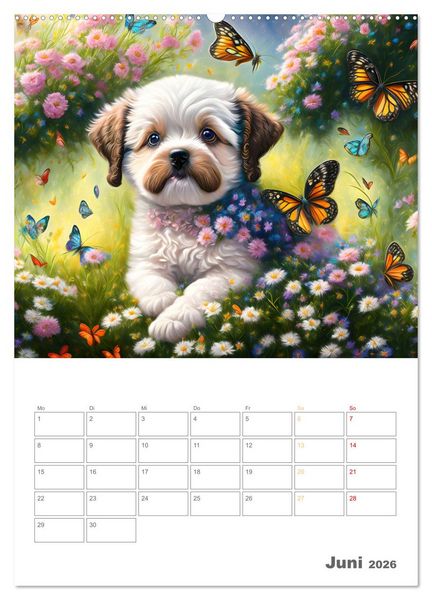 Produktbild: Liebenswerte Hunde und Katzen (hochwertiger Premium Wandkalender 2026 DIN A2 hoch), Kunstdruck in Hochglanz