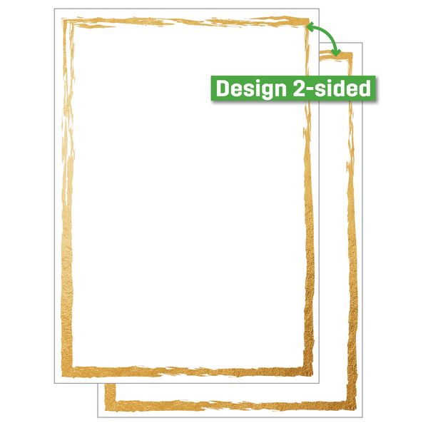 Produktbild: SIGEL Design-Papier, Golden frame