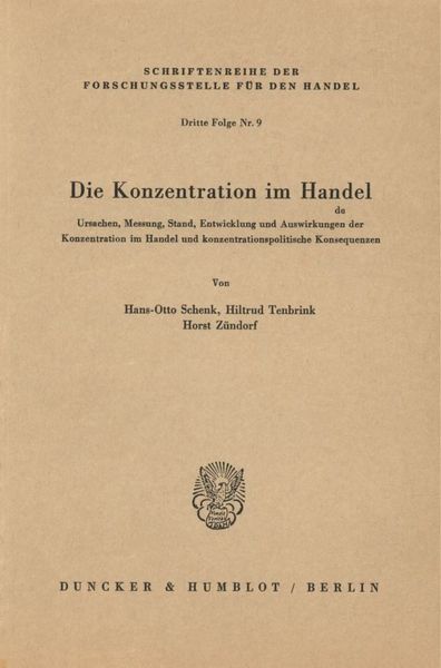 Produktbild: Die Konzentration im Handel.