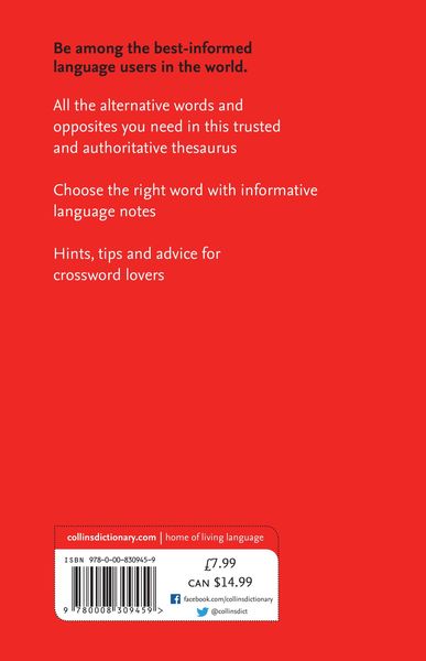 Produktbild: Paperback English Thesaurus Essential