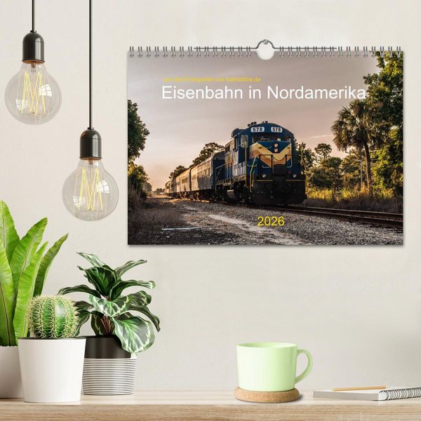 Produktbild: Eisenbahn in Nordamerika (Wandkalender 2026 DIN A4 quer), CALVENDO Monatskalender