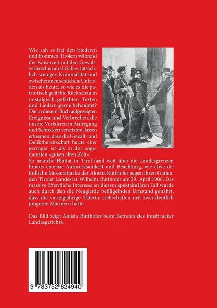 Produktbild: Mord und Totschlag im alten Tirol