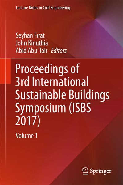 Produktbild: Proceedings of 3rd International Sustainable Buildings Symposium (ISBS 2017)