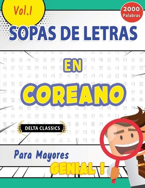 Produktbild: Sopa De Letras En El Coreano Para Mayores - Genial! Vol.1 - Delta Classics