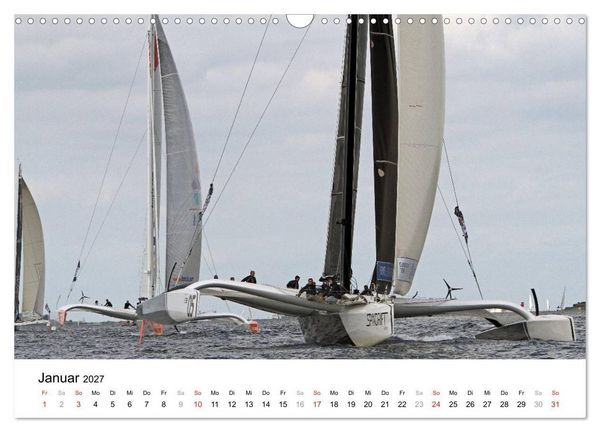 Produktbild: Gigantische Segel-Trimarane (Wandkalender 2027 DIN A3 quer), CALVENDO Monatskalender