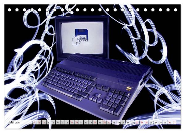 Produktbild: Computer der 80er (Tischkalender 2026 DIN A5 quer), CALVENDO Monatskalender