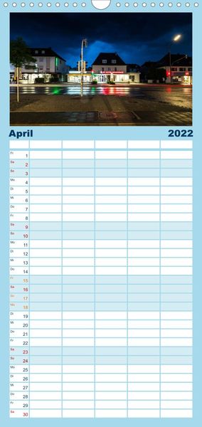 Produktbild: Familienplaner Unterhaching (Wandkalender 2022 , 21 cm x 45 cm, hoch)