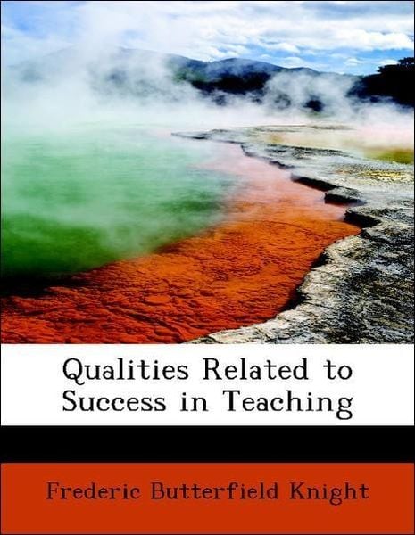 Produktbild: Knight, F: Qualities Related to Success in Teaching